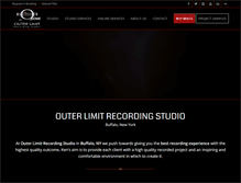 Tablet Screenshot of outerlimitrecordingstudio.com